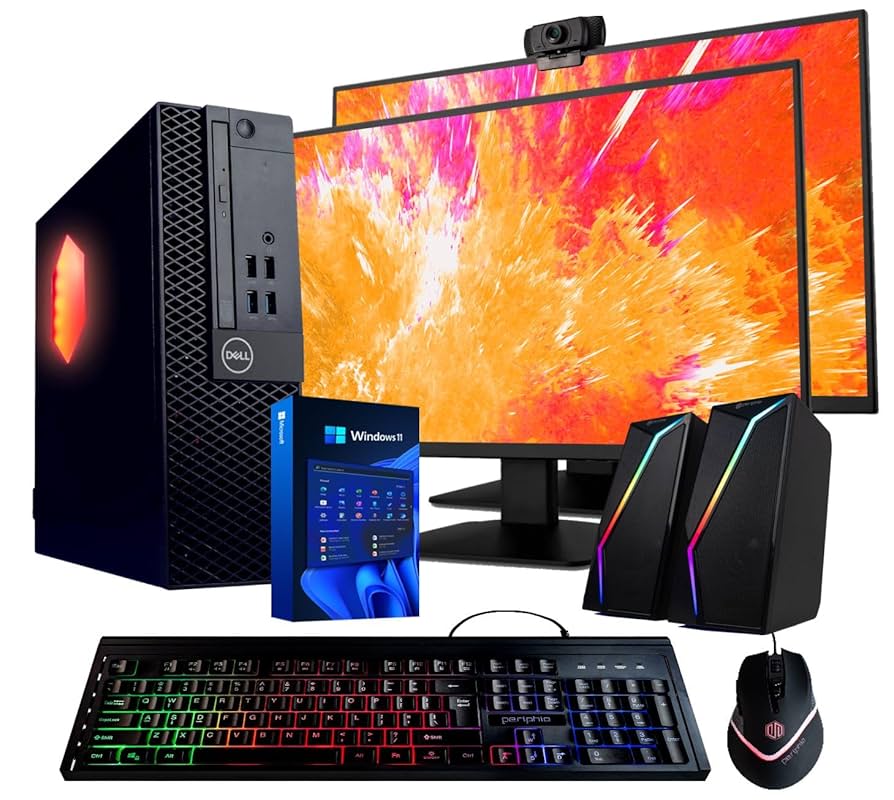 Amazon.com: Dell Optiplex Computer PC w/RGB Lighting